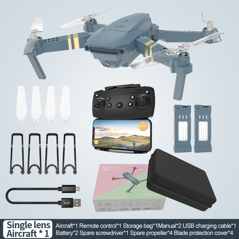 Lighting E58 Folding Drone with 4K HD Camera - WiFi Enabled Quadcopter for Aerial Photography