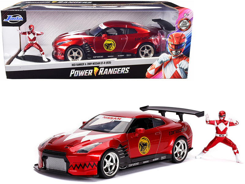 2009 Nissan GT-R (R35) Candy Red and Red Ranger Diecast Figurine