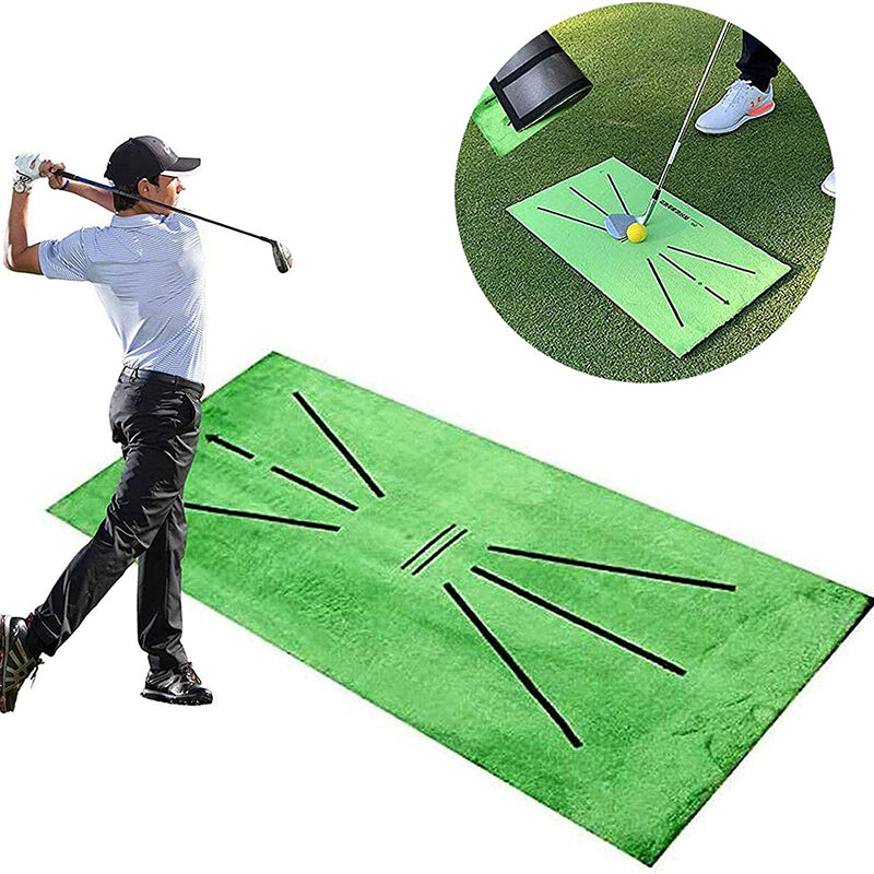 Golf Swing Mat Golf Swing Mat Indoor and Outdoor Swing Pads Hit Contact Track Detection Pads