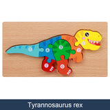 Dinosaur DIY Puzzle 3-6 Years Old Young Children Educational Early Childhood Boys And Girls Enlightenment Toys
