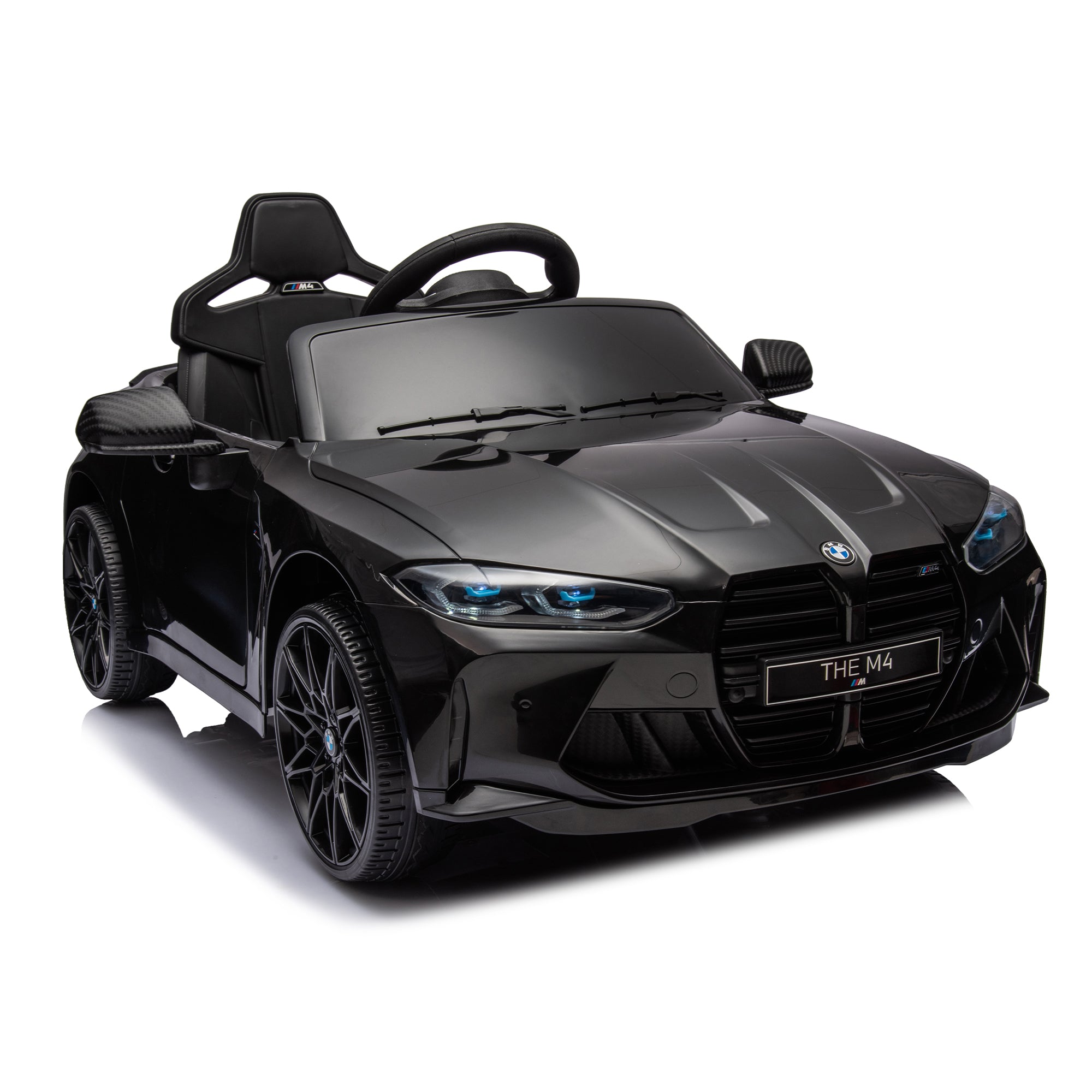 Black BMW M4 12v Kids ride on toy car 2.4G W/Parents Remote Control Three speed adjustable
