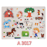 30cm Wooden Alphabet Jigsaw Puzzle - Early Educational Toy for Kids