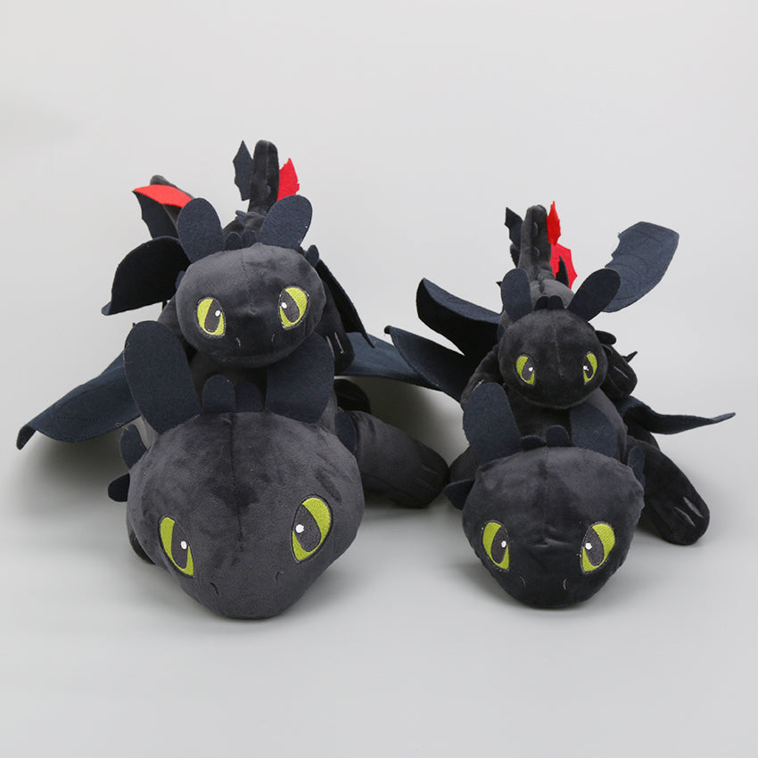 Toothless Night Fury Plush Toys How to Train Your Dragon Soft Stuffed Animal Dolls Juguetes de Peluches bebe