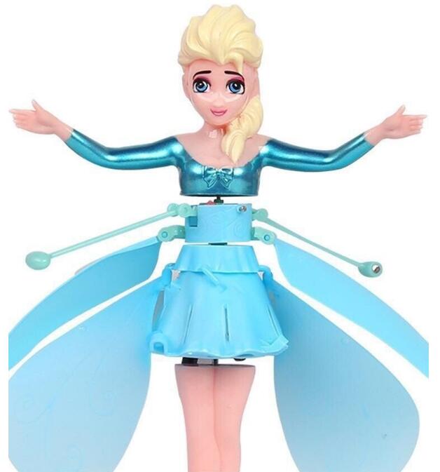 Frozen Princess Elsa Flying Fairy - Hand Sensor Controlled Flying Toy for Girls