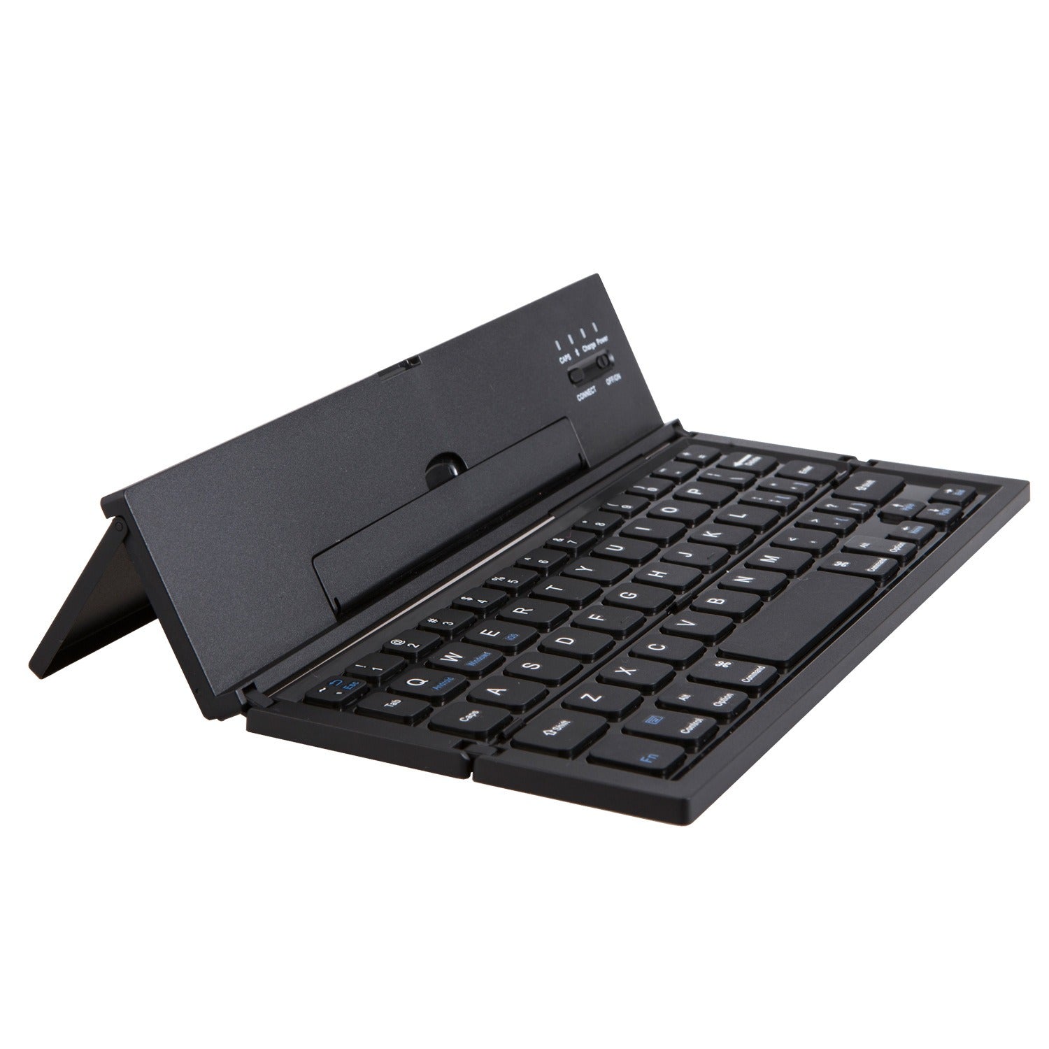 Mini Bluetooth foldable pc keyboard portable notebook three-fold keyboard