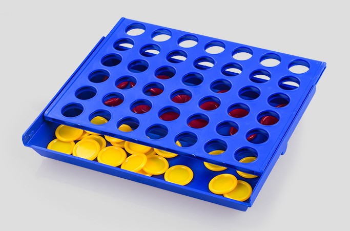 Strategic Fun: Connect 4 In A Line Board Game - Educational Toy Set