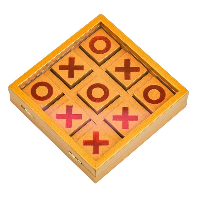 XO Triple Wells Chess Children's Early Education, Puzzle, Entertainment, Leisure Games, Board Games, Building Block Toys