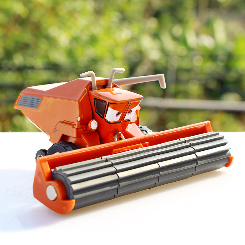 Racing Cars Harvester Uncle Cow Flank Frank Mowing Alloy Children's Toy Car