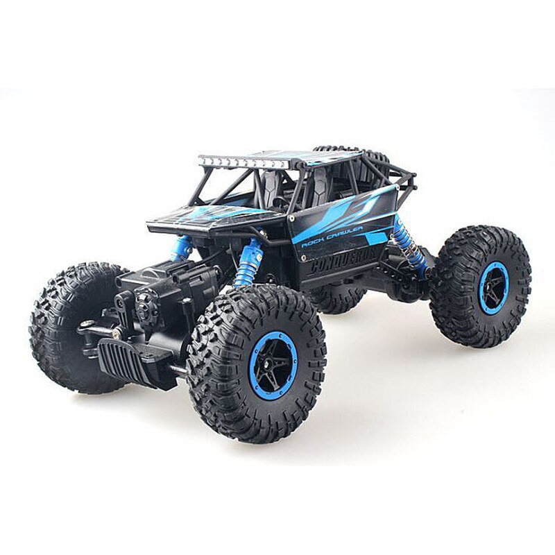 1:18 Scale RC Car 4WD 2.4GHz Rock Crawlers Rally Climbing Car - Double Motors Bigfoot Off-Road Vehicle Toy