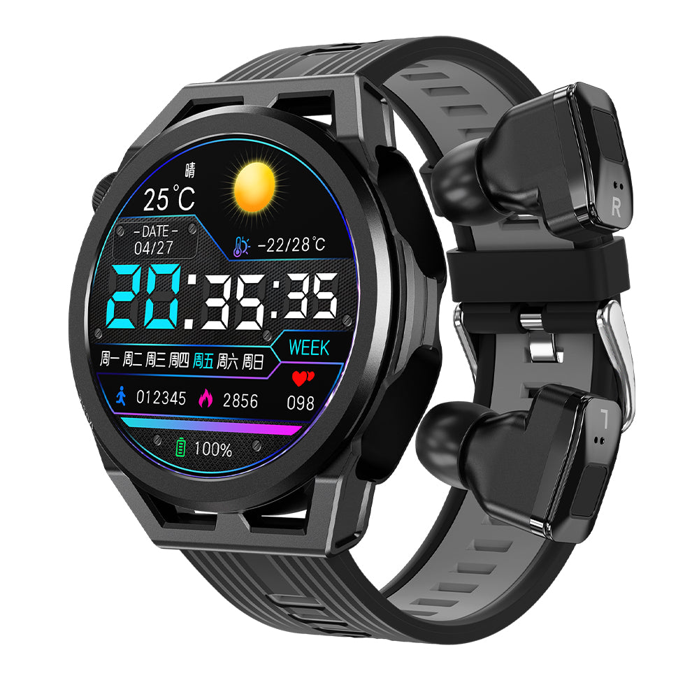 N18 smart watch TWS two in one Bluetooth local playback NFC heart rate and blood pressure health monitoring