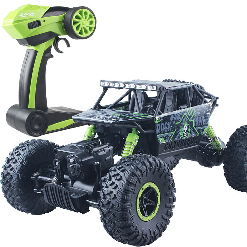 1:18 Scale RC Car 4WD 2.4GHz Rock Crawlers Rally Climbing Car - Double Motors Bigfoot Off-Road Vehicle Toy