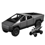 1/32 Cyber toy truck Pickup Alloy Car Truck Model Diecasts Metal Off-road Vehicles Model Simulation Sound Light Kids Toys Gift