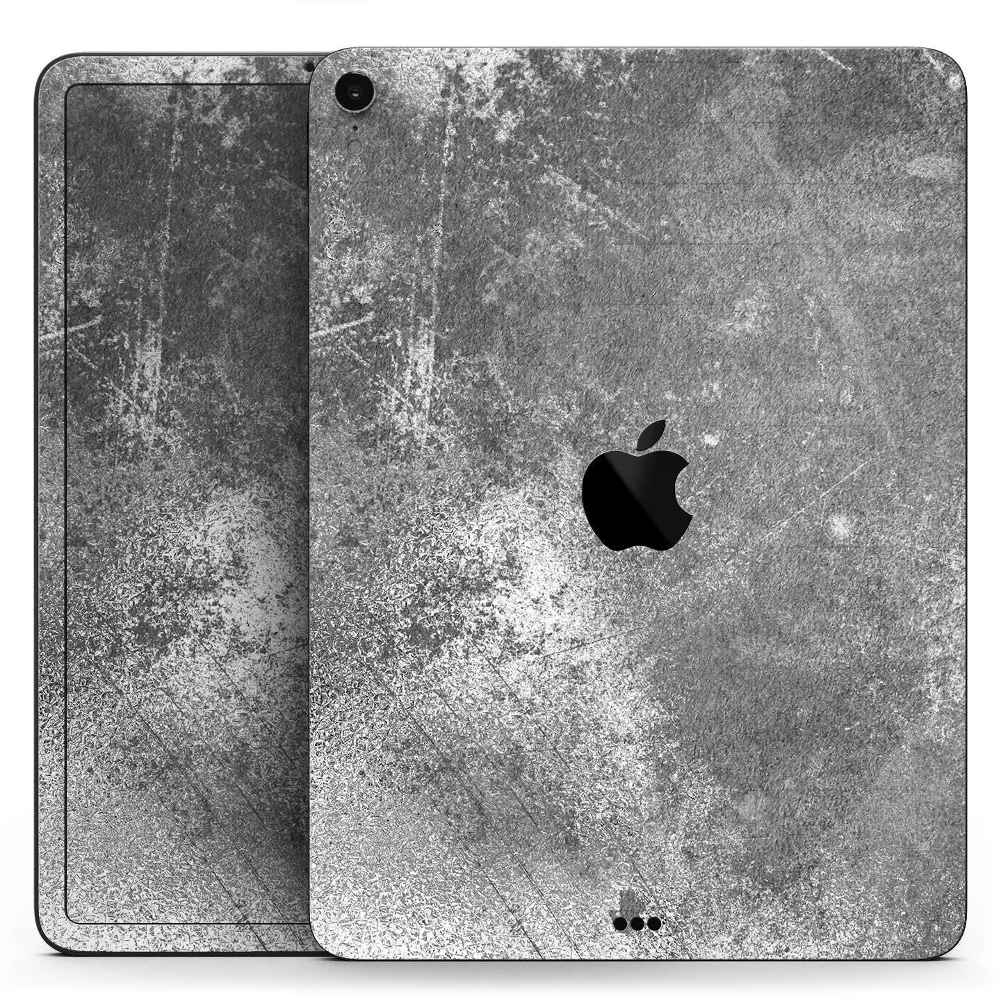 Distressed Silver Texture v2 - Full Body Skin Decal for the Apple iPad