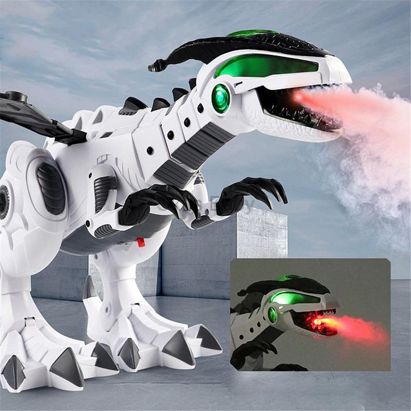 Brand New Dinosaur Toys For Kids Toys White Spray Electric Dinosaur Mechanical Pterosaurs Dinosaur Toy for Children Gift