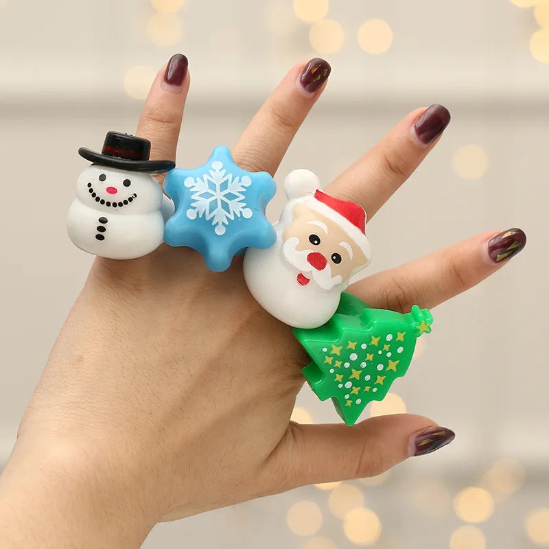 Christmas Finger Toys Led Light Decor For Hands