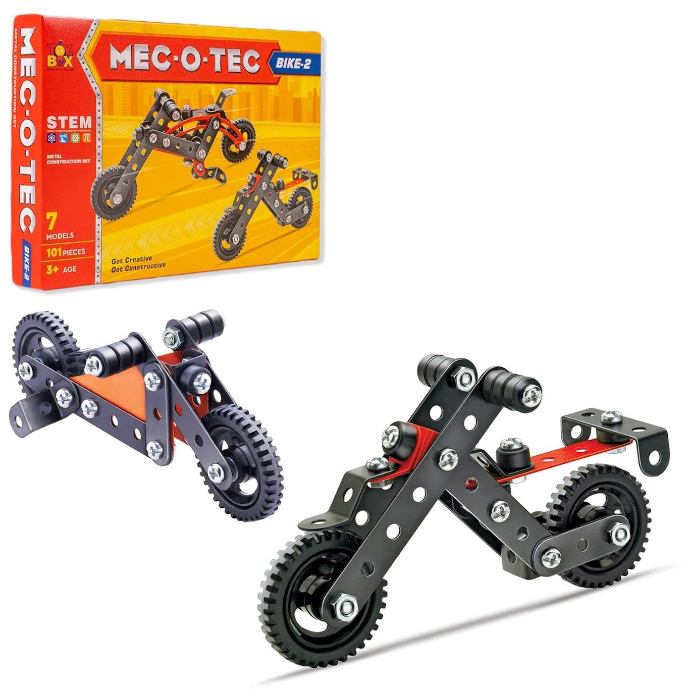 2 Metal Construction Toy, Building Blocks, Educational Toys